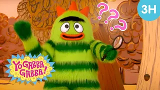 🧐 Mystery in Gabbaland 🔎 | Yo Gabba Gabba! Best Moments | 3 hour Compilation for kids