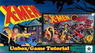 X-Men: Under Siege Board Game Unbox and Game Tutorial