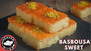 I wish I tried this easy Basbousa Sweet recipe before. Easy Rava cake recipe😋😊