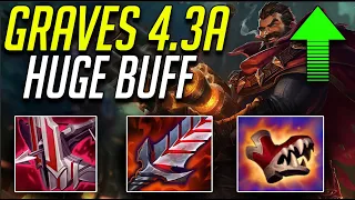 WILD RIFT GRAVES *NEW* PATCH 4.3 HUGE BUFF INSANE LIFESTEAL BUILD