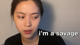 ryujin trying to sing winter's part in savage