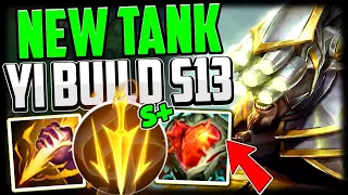 RIOT MADE TANK MASTER YI GOOD! | How to Play TANK MASTER YI Pre Season 13 LEAGUE OF LEGENDS