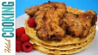 How to Make Chicken and Waffles | Hilah Cooking