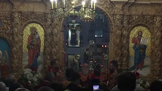 Фрагмент божественної літургії Святійшого патріарха Філарета в Катерининській церкві в Чернігові