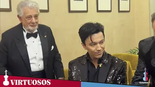 Plácido Domingo and Dimash Qudaibergen - Backstage moments