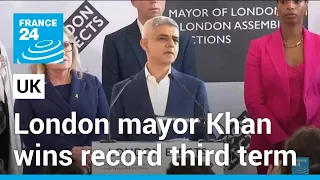 London mayor Khan wins record third term as Tories trounced in local polls • FRANCE 24 English