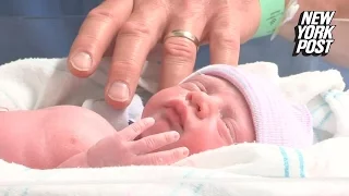 Miracle baby is born twice