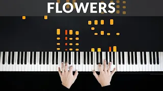 FLOWERS - MILEY CYRUS | Tutorial of my Piano Version