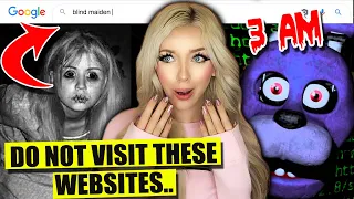 SCARY WEBSITES YOU SHOULD NEVER VISIT AT 3AM (don't go..they are cursed)