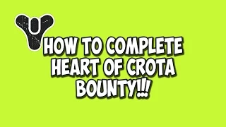 Heart of Crota Bounty [Destiny Tutorial] The Dark Below DLC