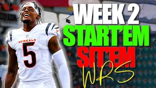 Wide Receivers you MUST START and MUST SIT for WEEK 2!