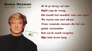 Benny Neyman - Of Ik Je Terug Zal Zien  (Lyrics Video)