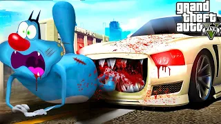 GTA 5 : Oggy Found Deadly Cursed Killer Car In GTA 5! | Car Killed Jack & Shinchan