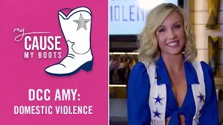 My Cause, My Boots: DCC Amy, Domestic Violence | Dallas Cowboys 2018-2019
