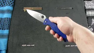 SC142PBL Spyderco Resilience Lightweight Blue