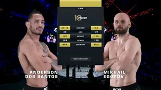 Андерсон дос Сантос vs. Михаил Егоров | Anderson dos Santos vs. Mikhail Egorov | ACA 174