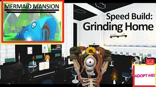 🔧Speed Building a *HUGE* GRINDING AREA in the MERMAID MANSION - Adopt Me (Roblox) ♥