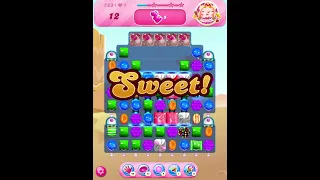 Candy Crush Saga Level 723 - NEW VERSION 24 Moves Only No Boosters #candycrush #level723