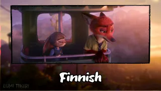 Zootopia - "If The World's Only Gonna See A Fox" (One Line Multilanguage) [HD]