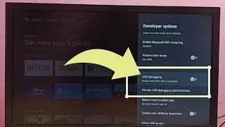 SAMSUNG Android TV : How to Enable or Disable USB Debugging Mode