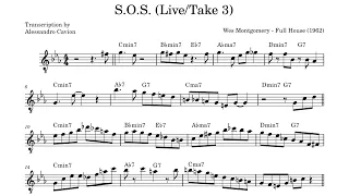 Wes Montgomery - S.O.S.  (Live/Take 3) Solo Transcription