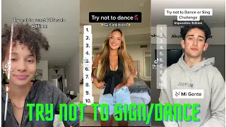 Try Not To Sign/Dance Impossible Edition TikTok Music Compilation 🎶