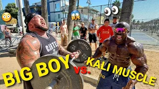 WHO'S STRONGER? BIG BOY vs. KALI MUSCLE - ULTIMATE BURNOUT CHALLENGE