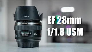 Canon EF 28mm f/1.8 USM - the widest and fastest budget native natural perspective lens!
