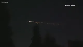 Rocket debris lights up the Northwest skies