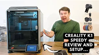 Creality K1 speedy 3D Printer Review & Setup Including The Free Gift