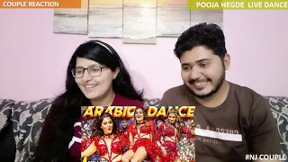 Couple Reaction on Pooja Hegde - Live Dance🔥Fire Blazing Performance, ! The Arabic Queen