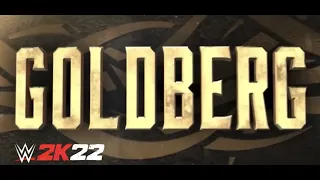 WWE 2K22 Goldberg titantron extended with arena effects