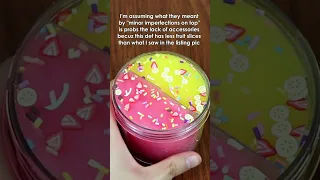 Reviewing used slime from amazon