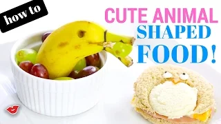 How To: Cute Animal Shaped Food | Food Art | Alison from Millennial Moms
