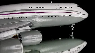 Assembly|Zvezda|1/144|Boeing 747-8 BBJ(with slats and flaps)|QatarAmiriFlight|A7-HBJ