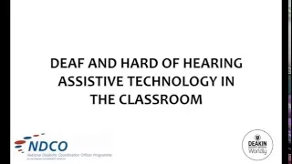 Using technology in the classroom for Deaf students