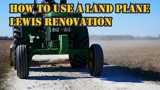 Gravel Road Maintenance - Land Plane (Grader)