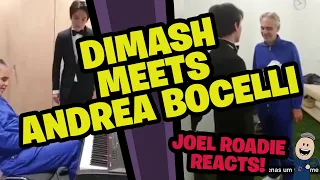 Dimash Meets Andrea Bocelli for the First Time!  - Roadie Reacts