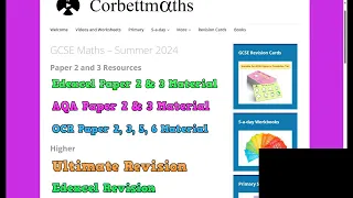 GCSE Higher Tier Maths Paper 2 Revision Last Minute Cram