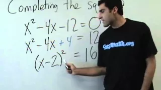 Algebra - Completing the square