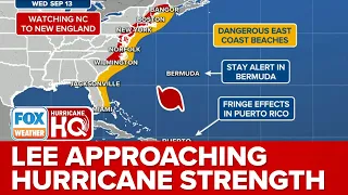 Tropical Storm Lee Approaching Hurricane Strength, U.S. East Coast Needs To Monitor