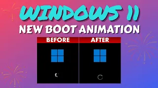 Windows 11 NEW Boot Animation  I  From Windows 10X