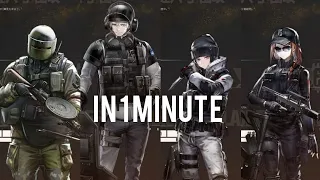 【明日方舟/Arknights】Rainbow Six Siege Collab in 1 minute