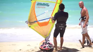 Windsurf backloop session with Levi Siver - Maui