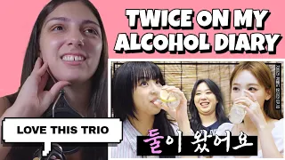 Chaeyoung & Nayeon on Lee Youngji's Absolutely No Prepare: My Alcohol Diary EP.10 | TWICE REACTION