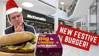 Reviewing McDonald's NEW BIG AND CHEESY BURGER! So DISAPPOINTING!