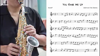 You raise me up (Josh Groban) saxophone Transcription