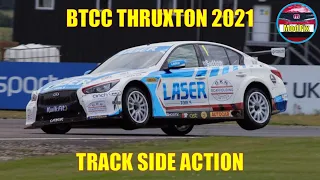 BTCC Thruxton Trackside Highlights 2021 -  British Touring Cars Championship