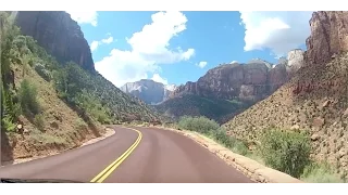 Zion National Park Utah - Full Scenic & Smooth Drive in 1080p HD