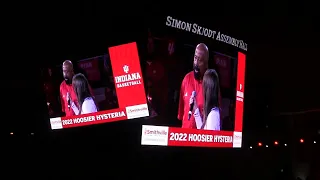 Mike Woodson speaks at Hoosier Hysteria 2022